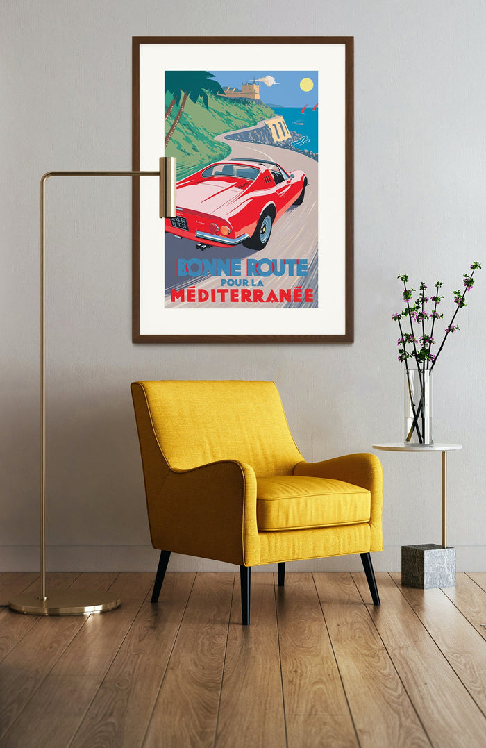 Ferrari Dino 246 gt - Bonne Route pour la Méditerranée - Pullman Editions