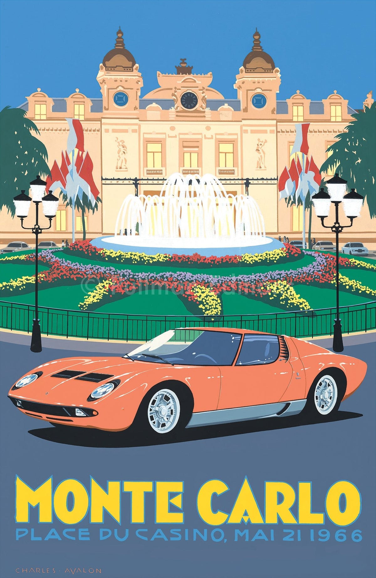 Lamborghini Miura - Monte Carlo, Casino Square - Pullman Editions