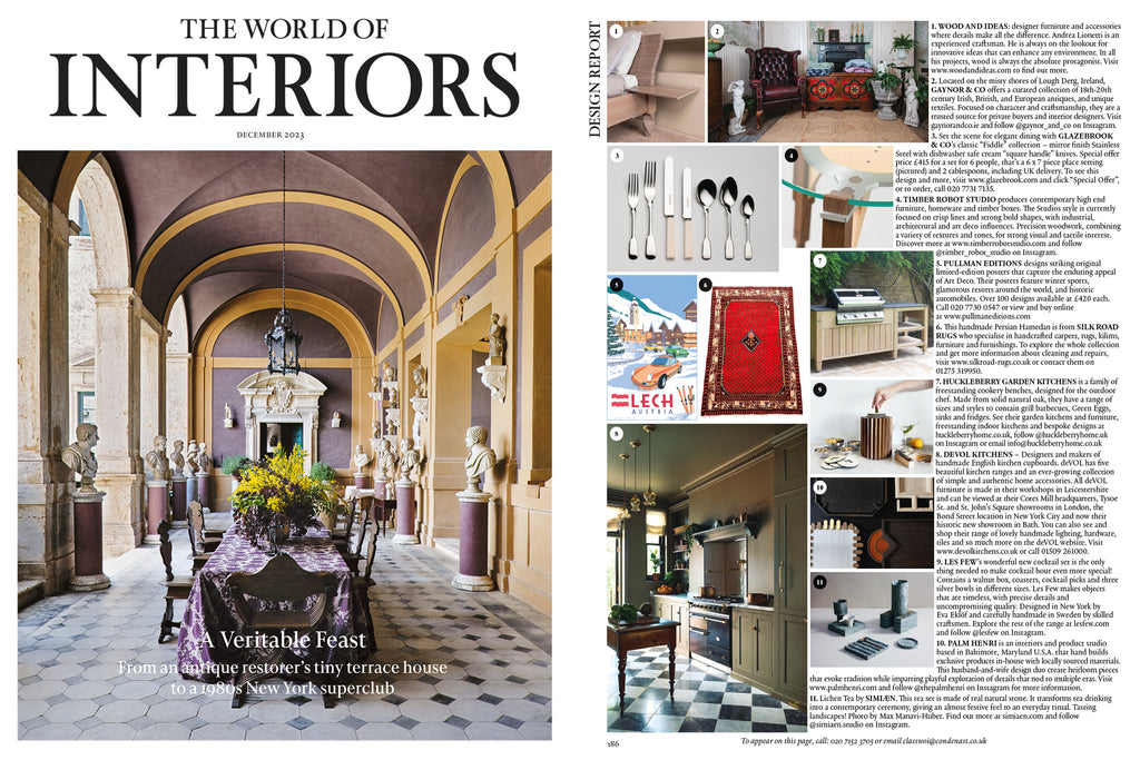The World of Interiors (December 2023) – Pullman Editions