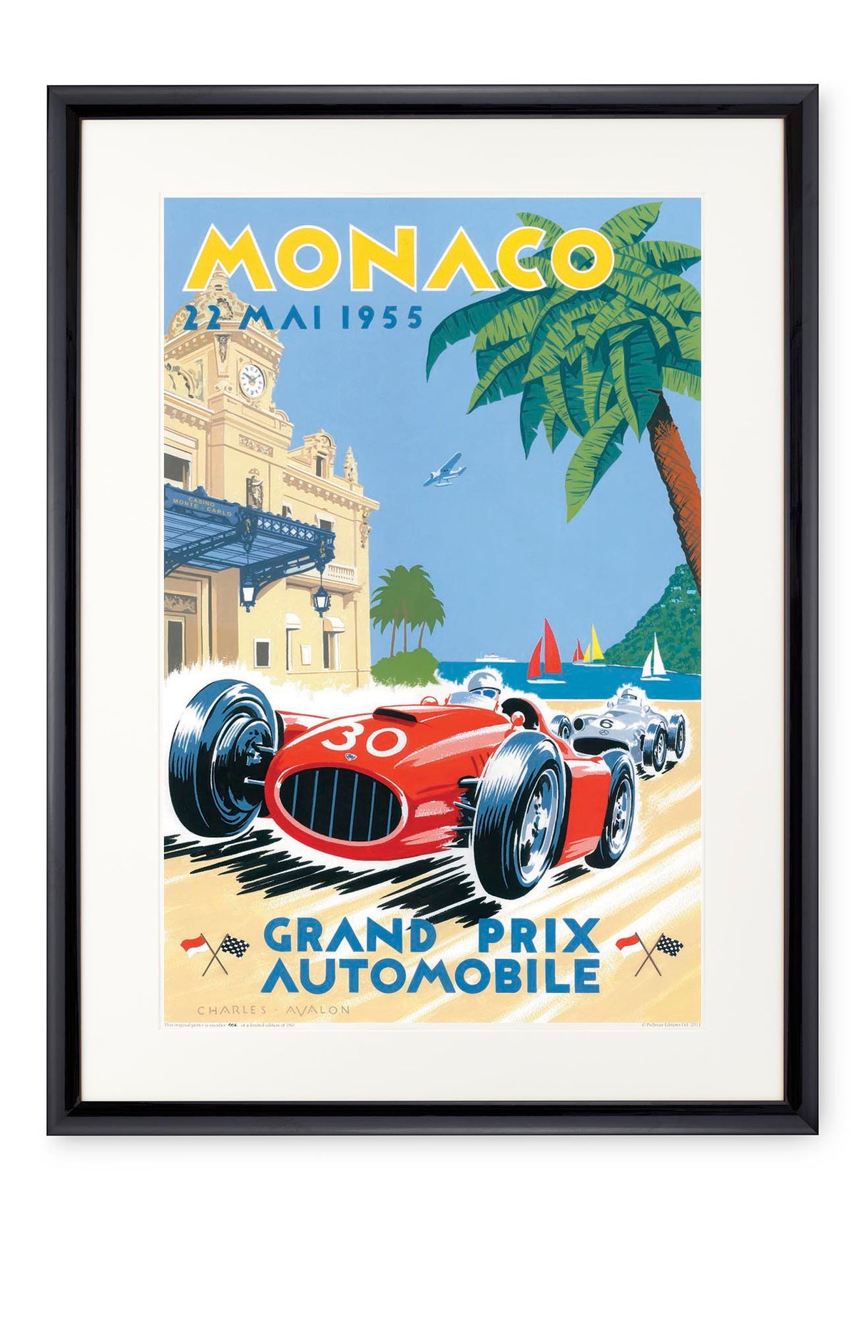 Curved black lacquer