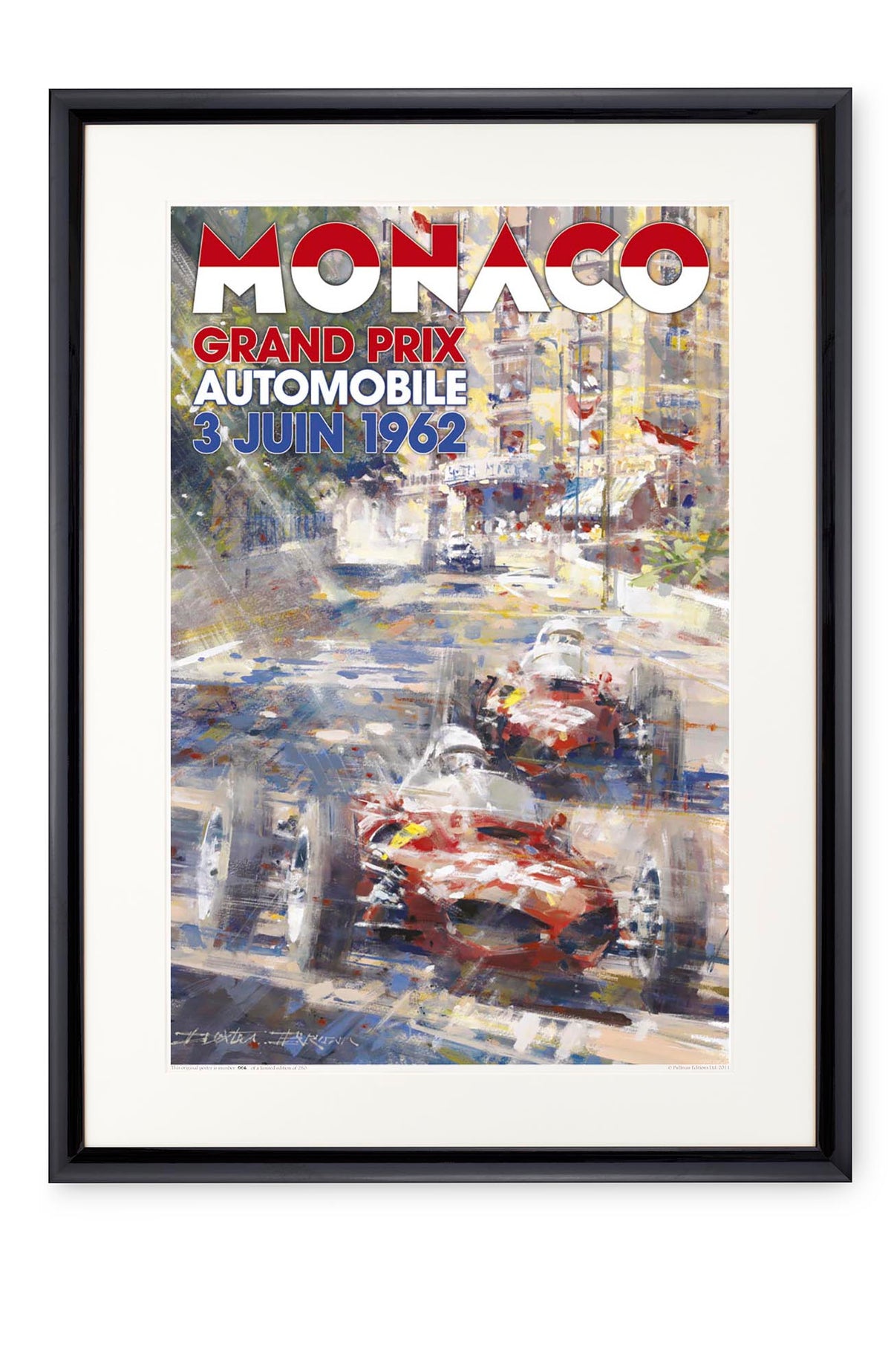 Curved black lacquer