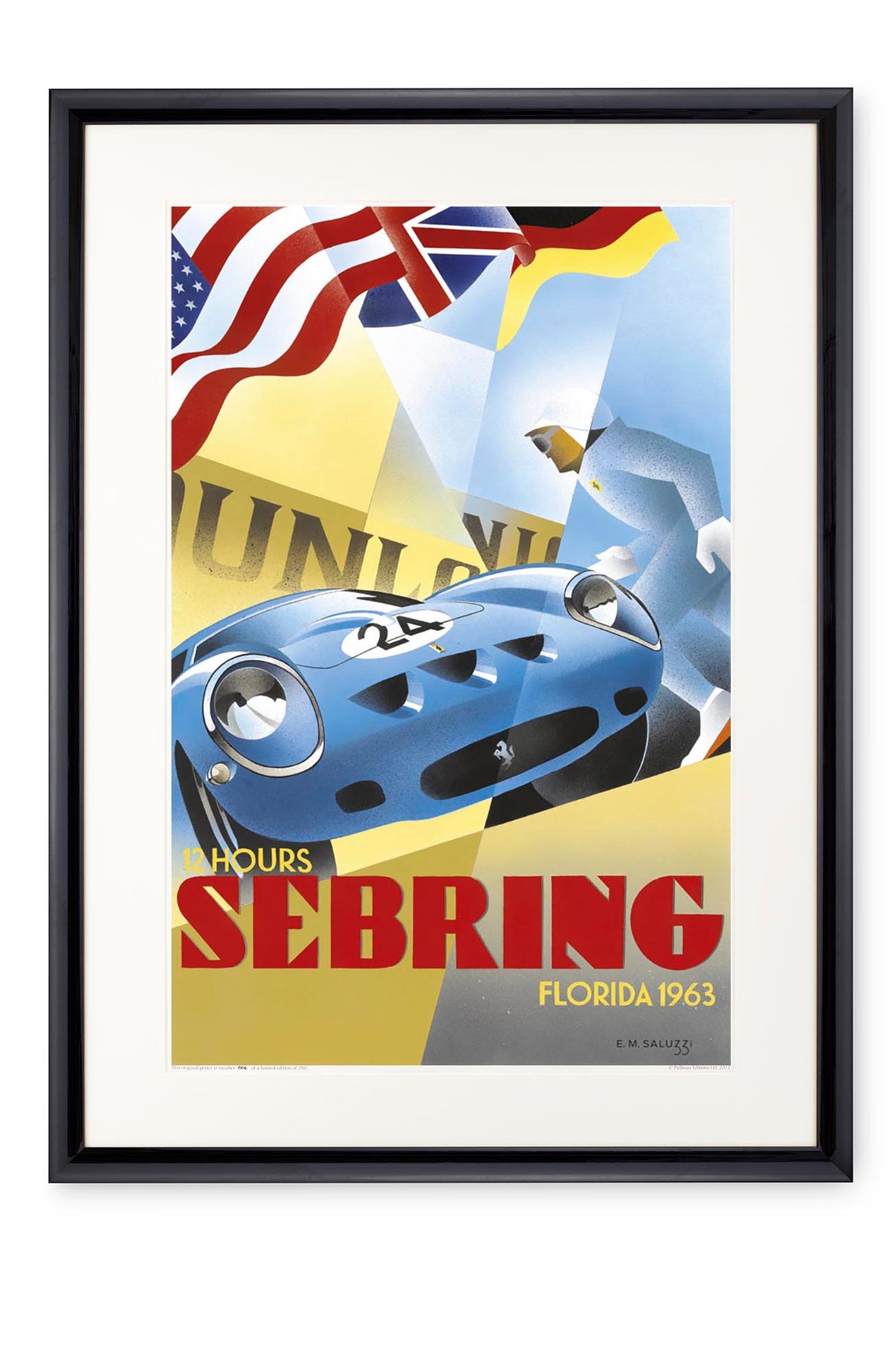 Curved black lacquer