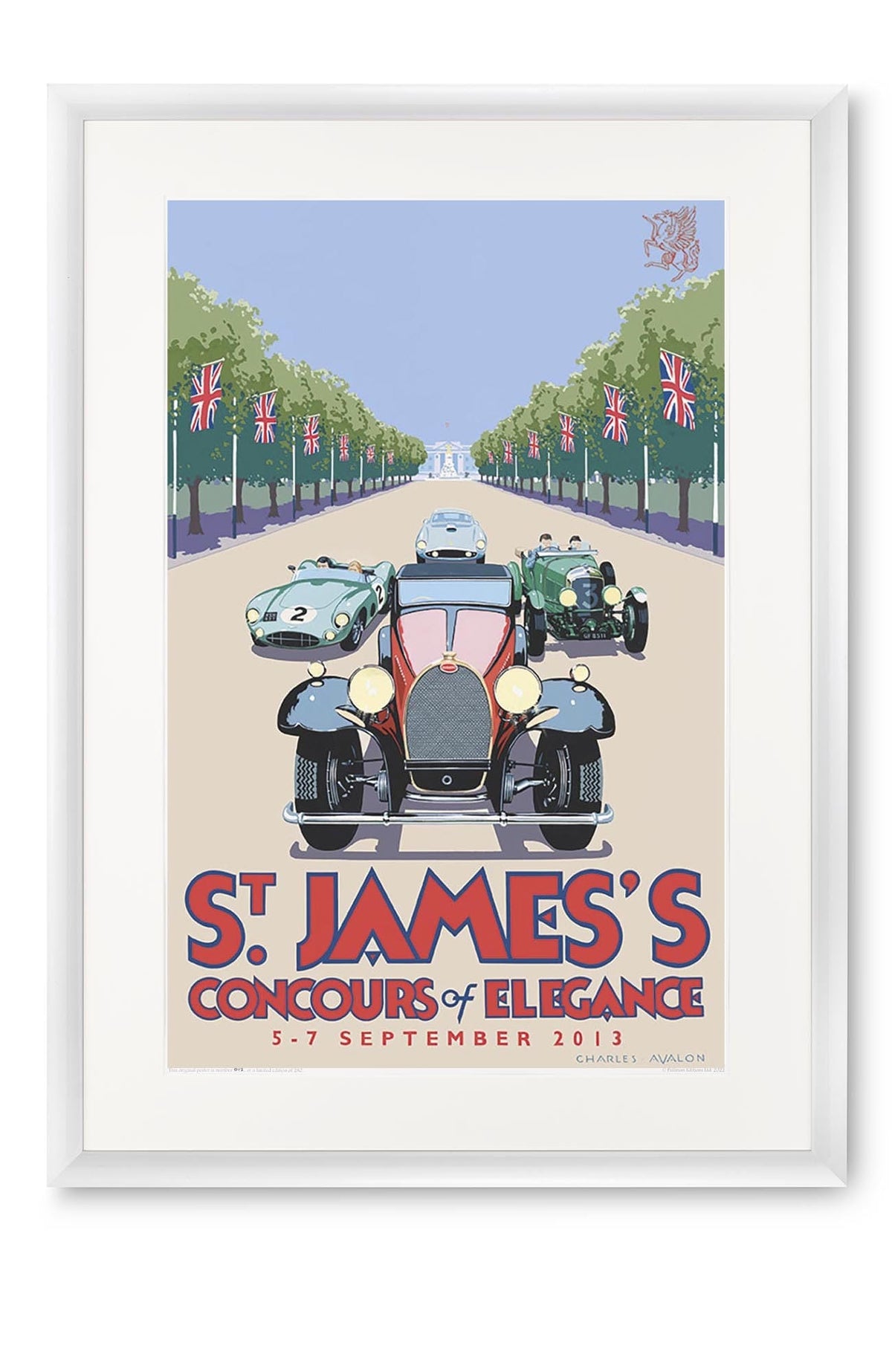 Curved white lacquer