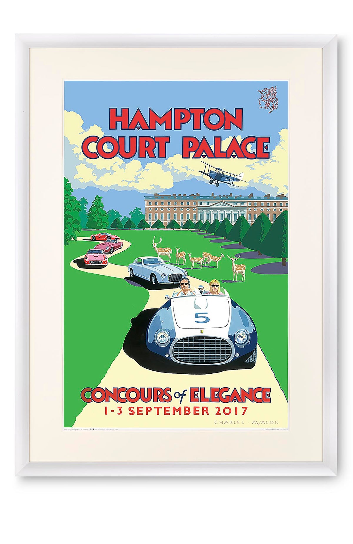 Curved white lacquer