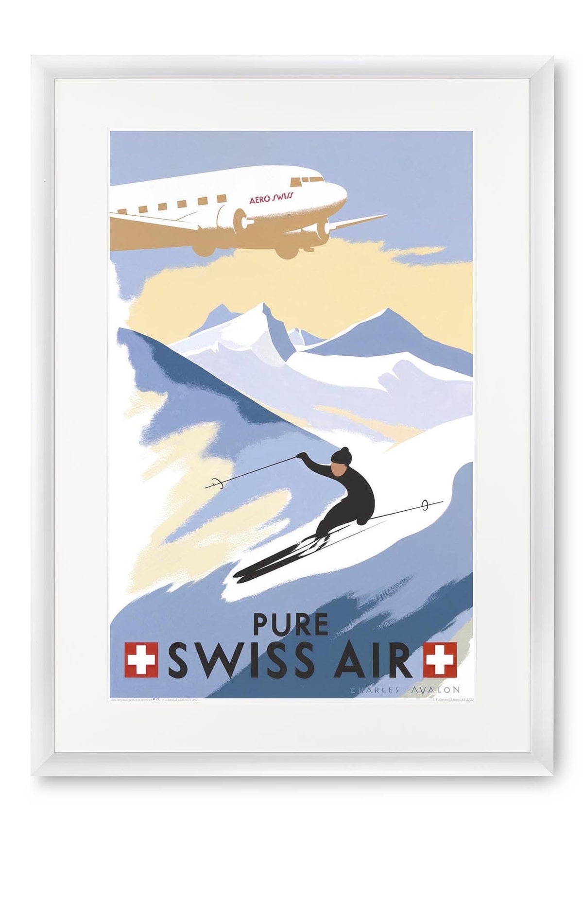 Curved white lacquer