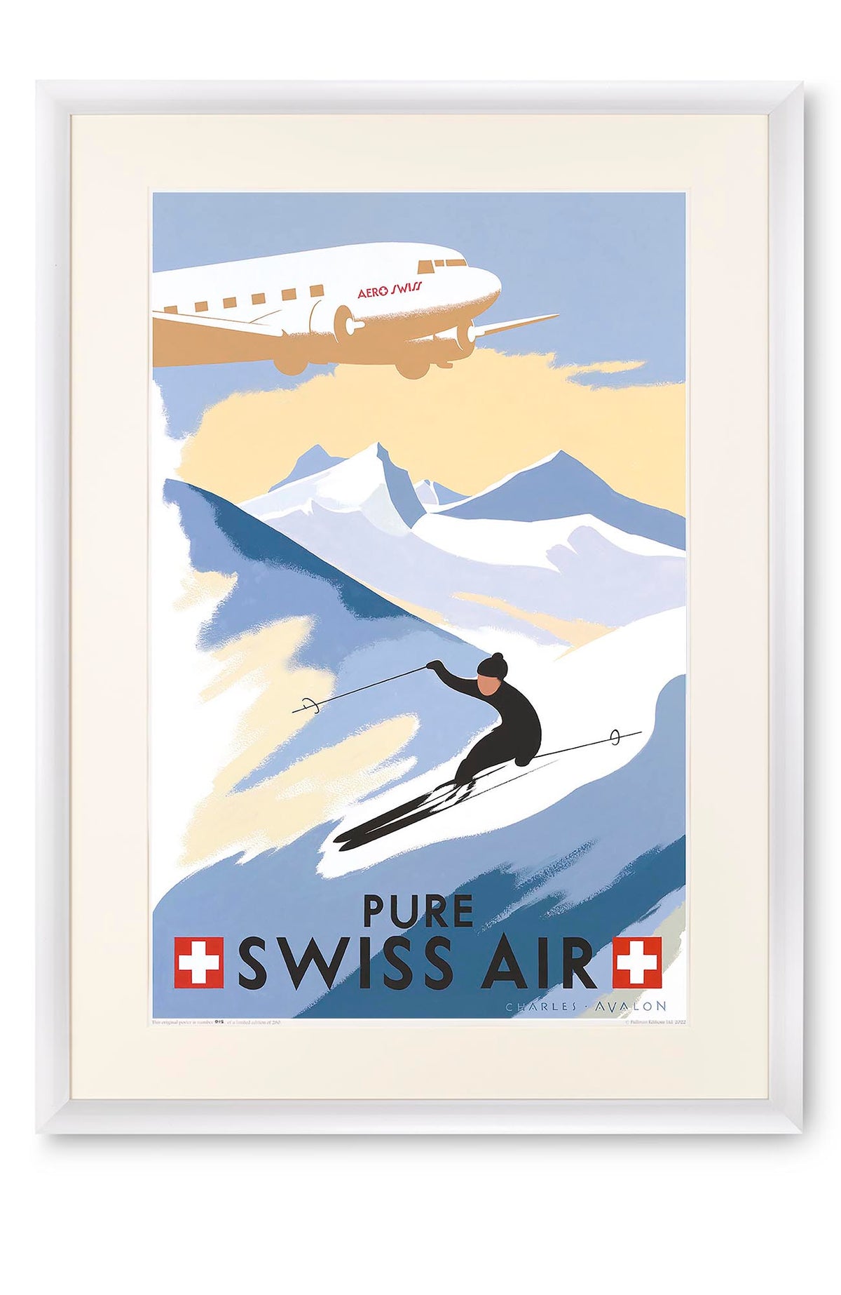 Curved white lacquer