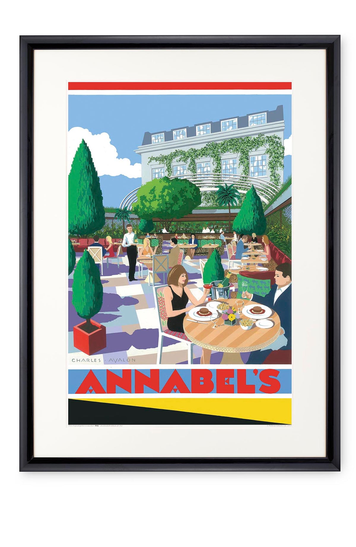 Curved black lacquer