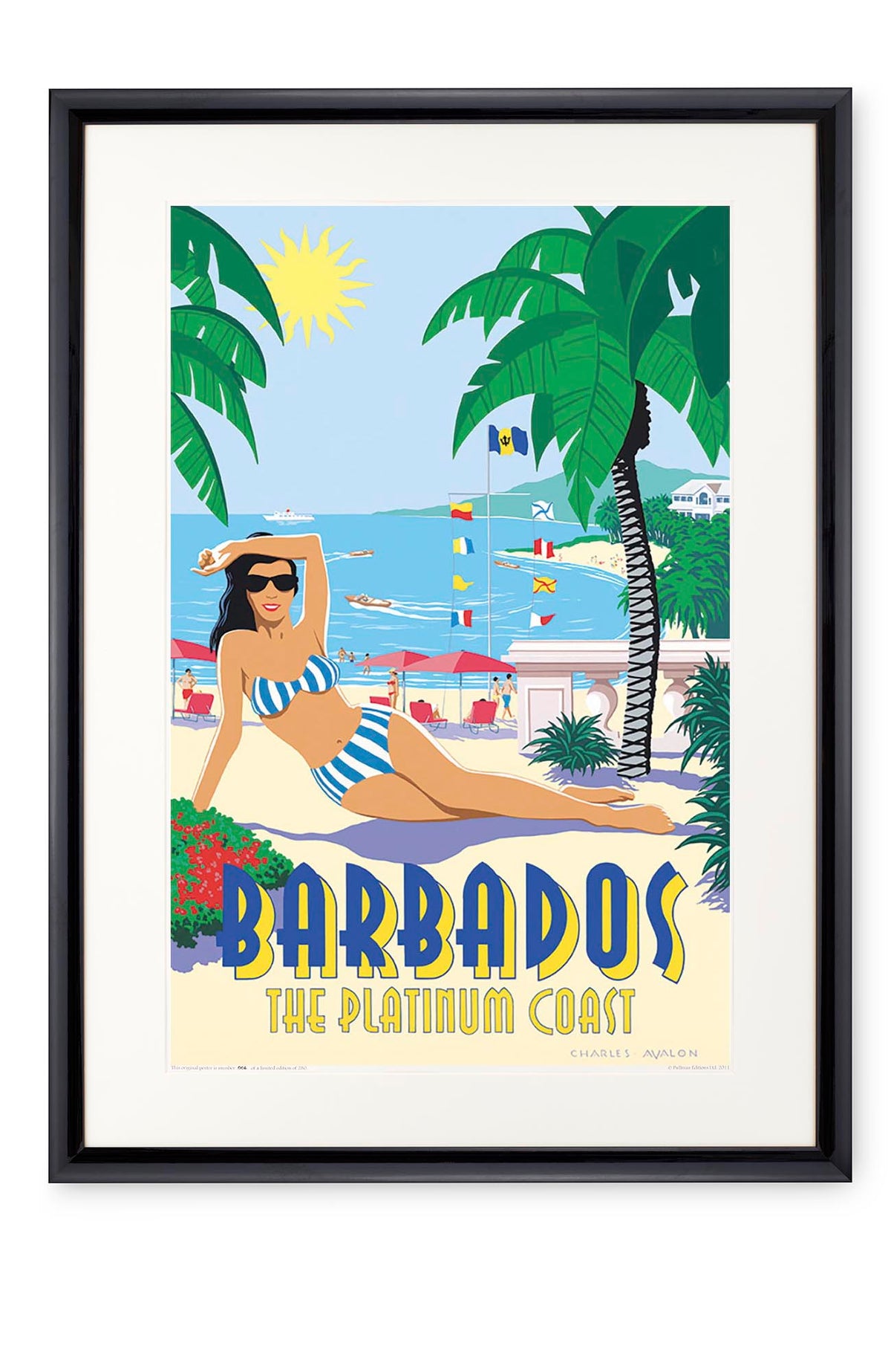 Curved black lacquer