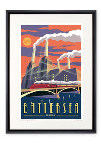 Curved black lacquer