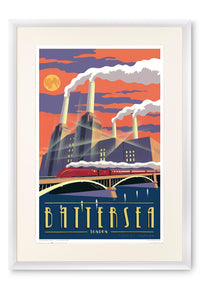 Curved white lacquer