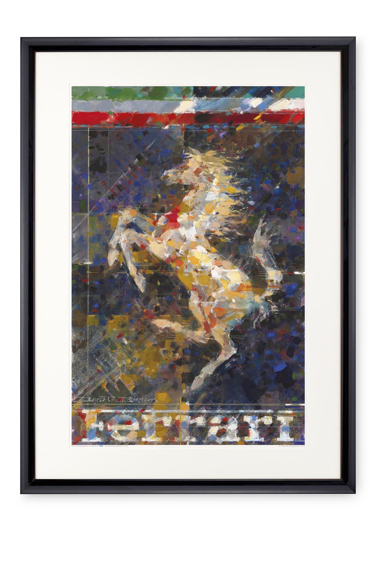 Curved black lacquer