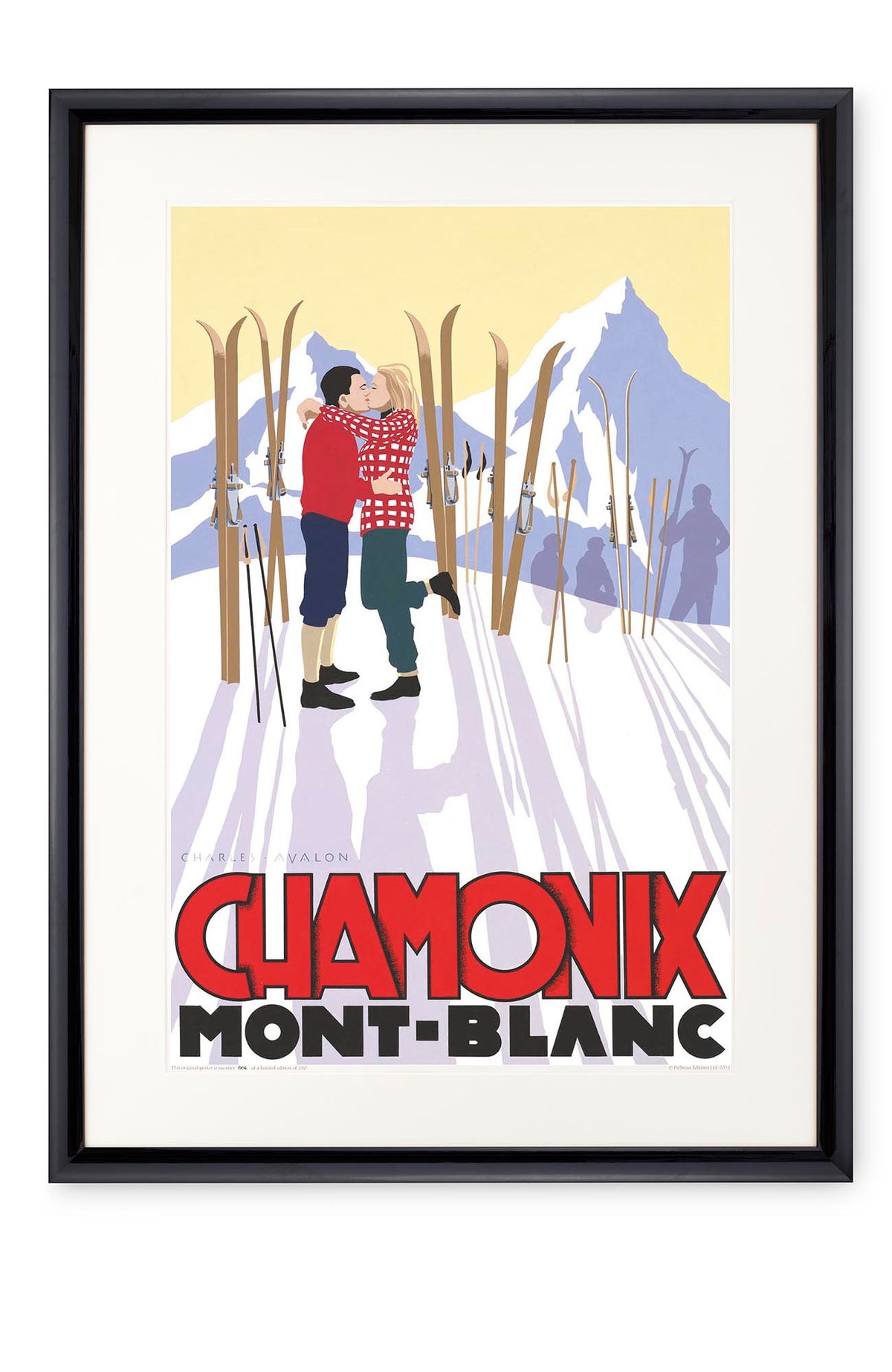 Curved black lacquer