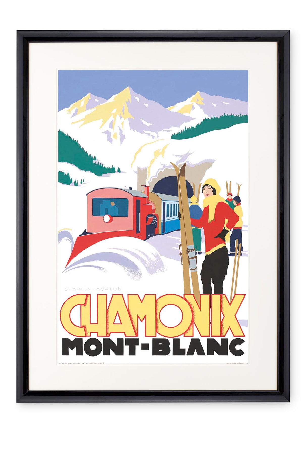 Curved black lacquer