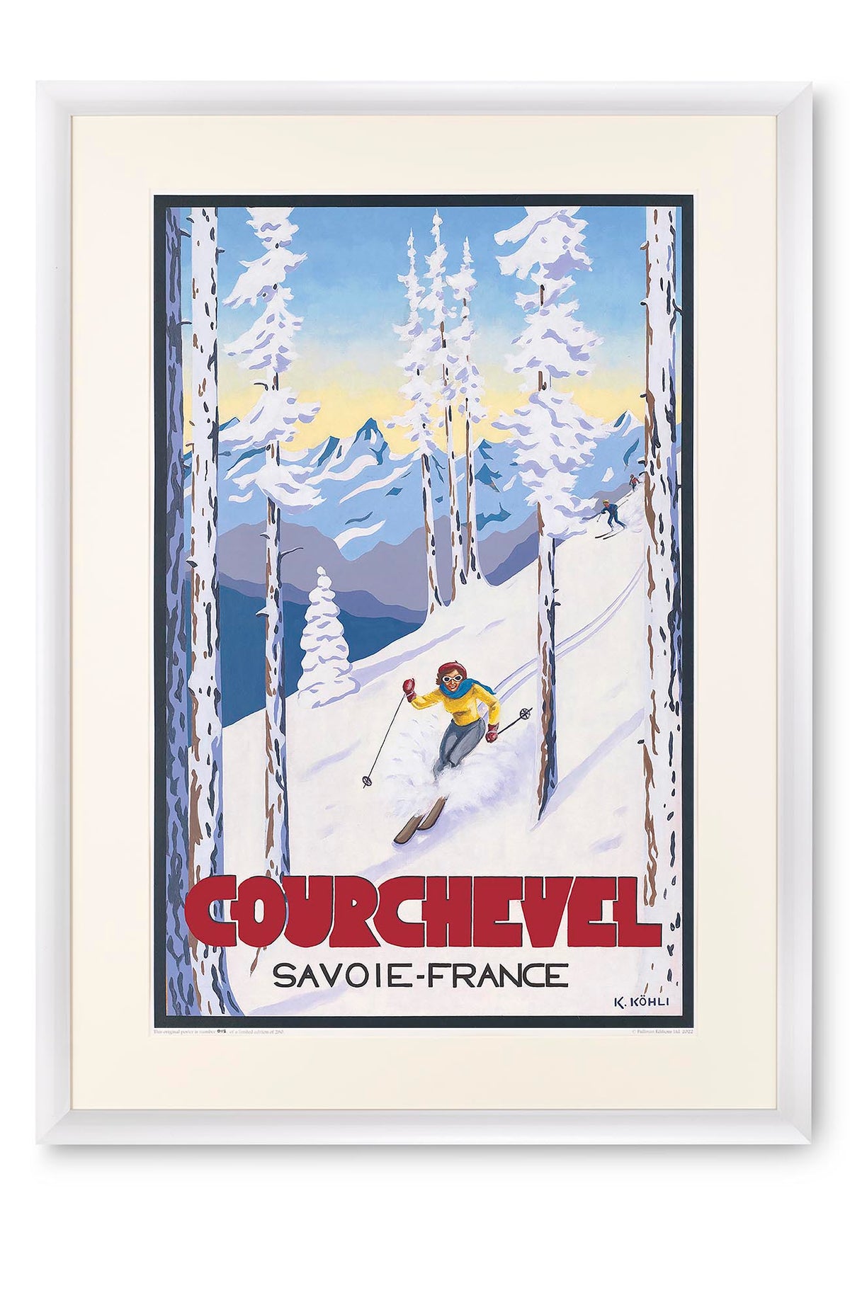 Curved white lacquer