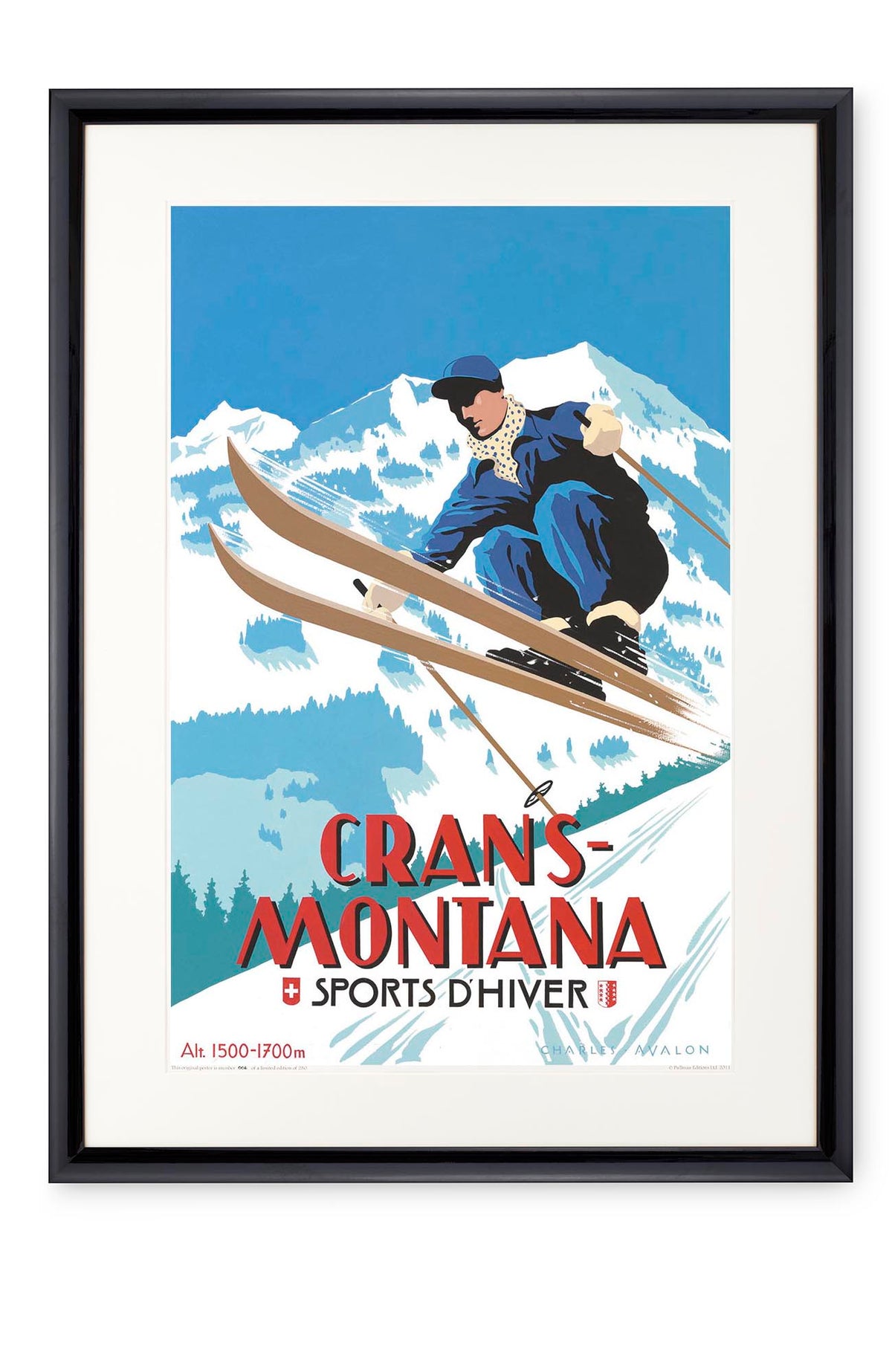 Curved black lacquer