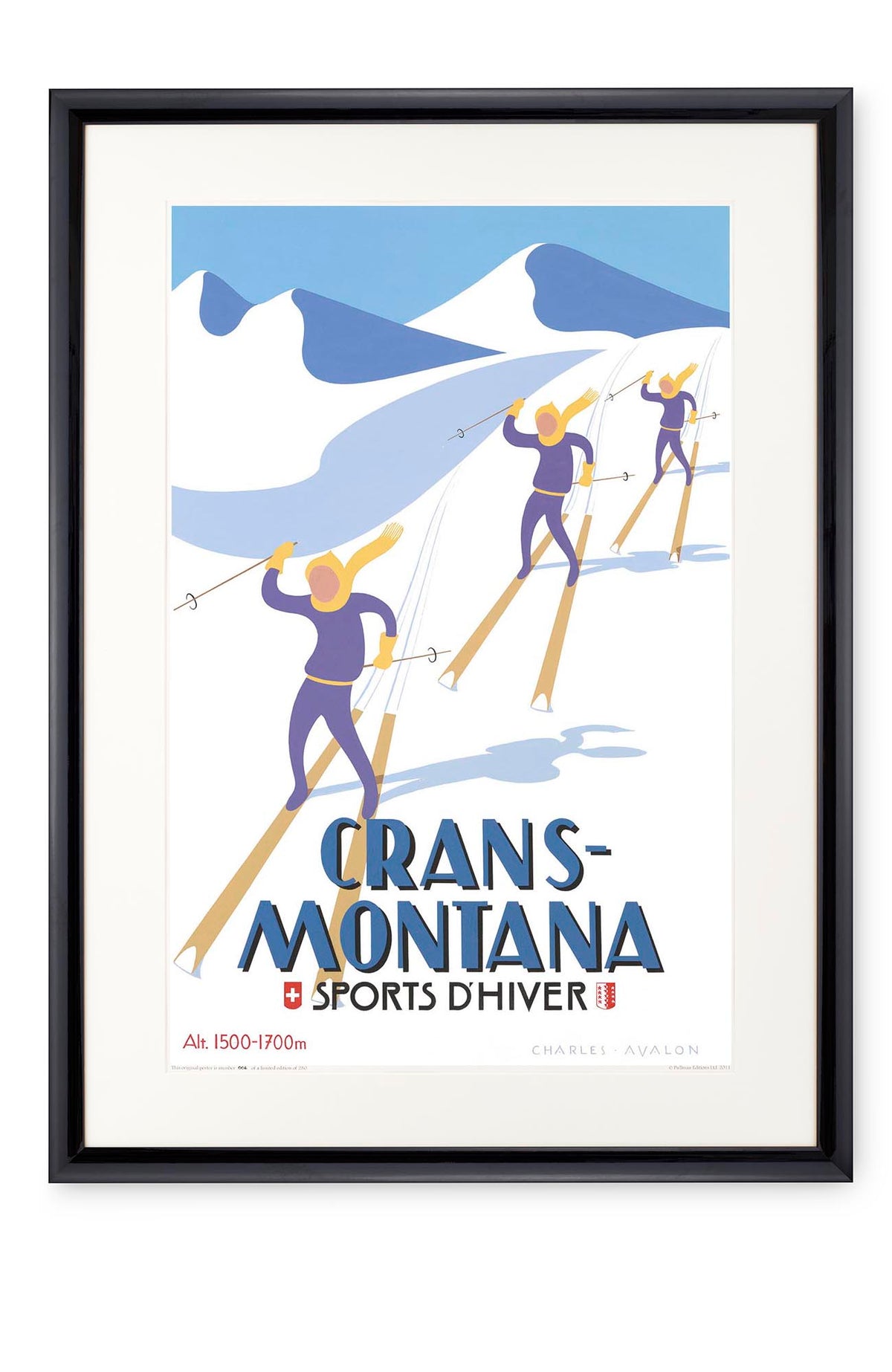 Curved black lacquer