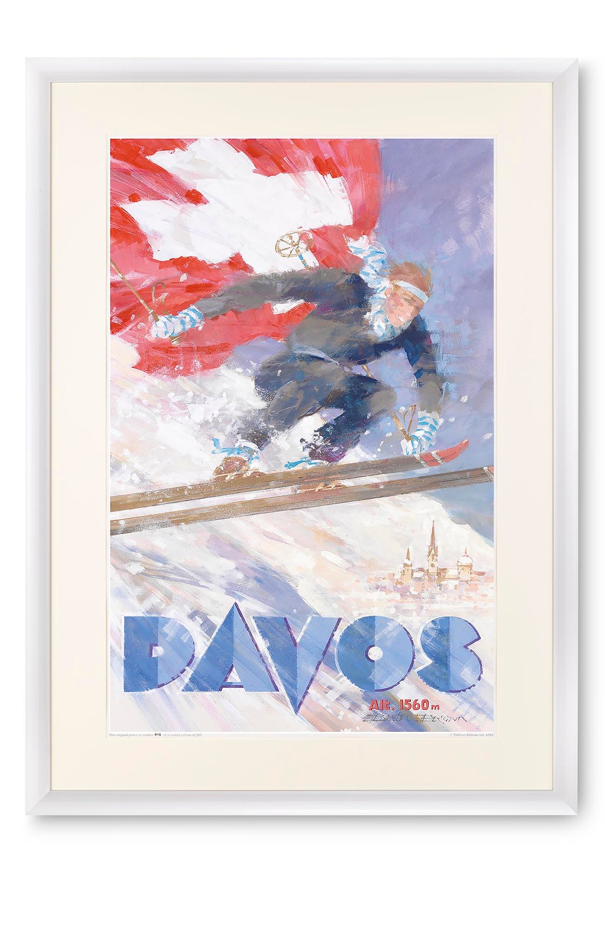 Curved white lacquer