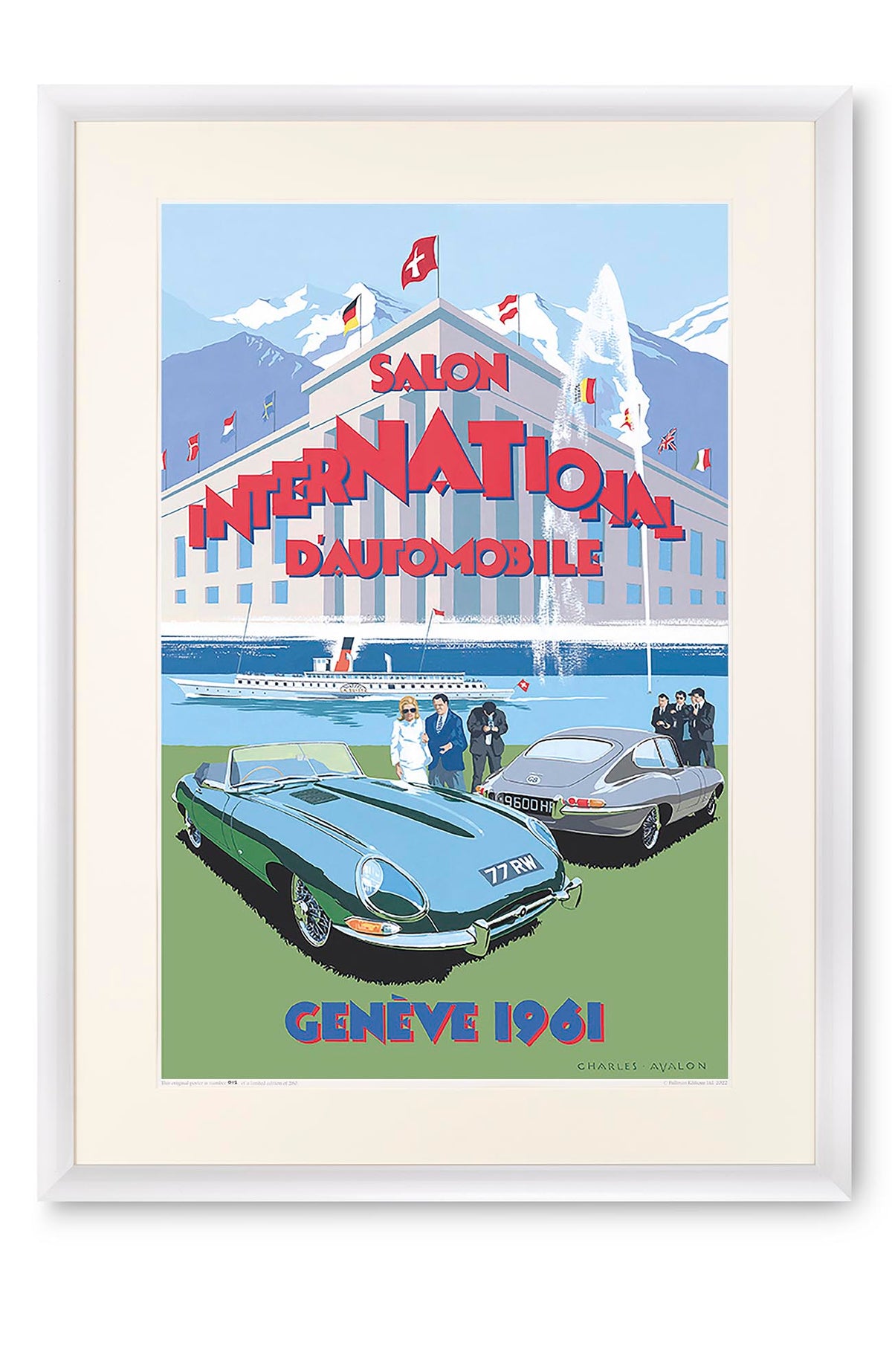 Curved white lacquer