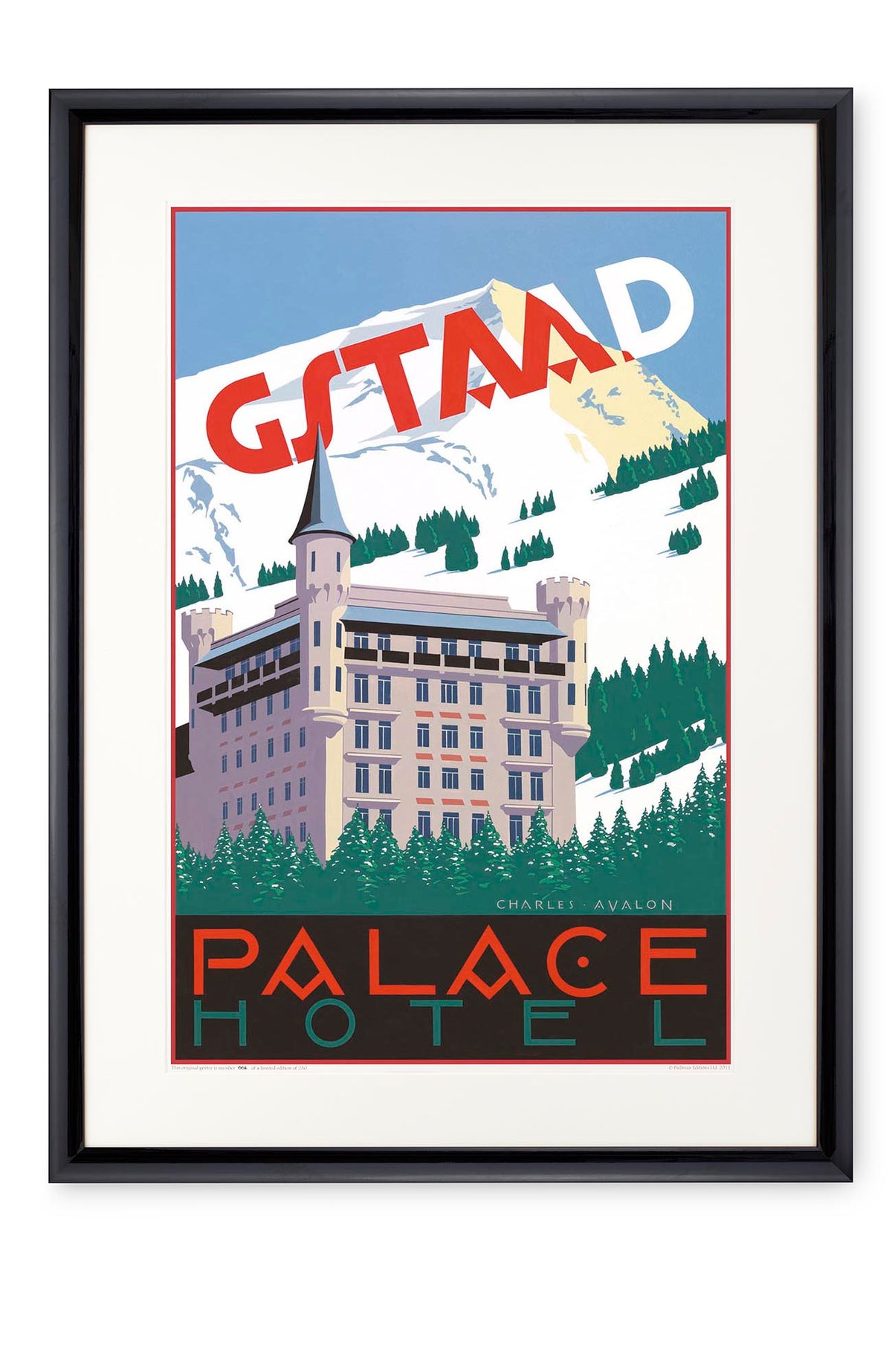 Curved black lacquer