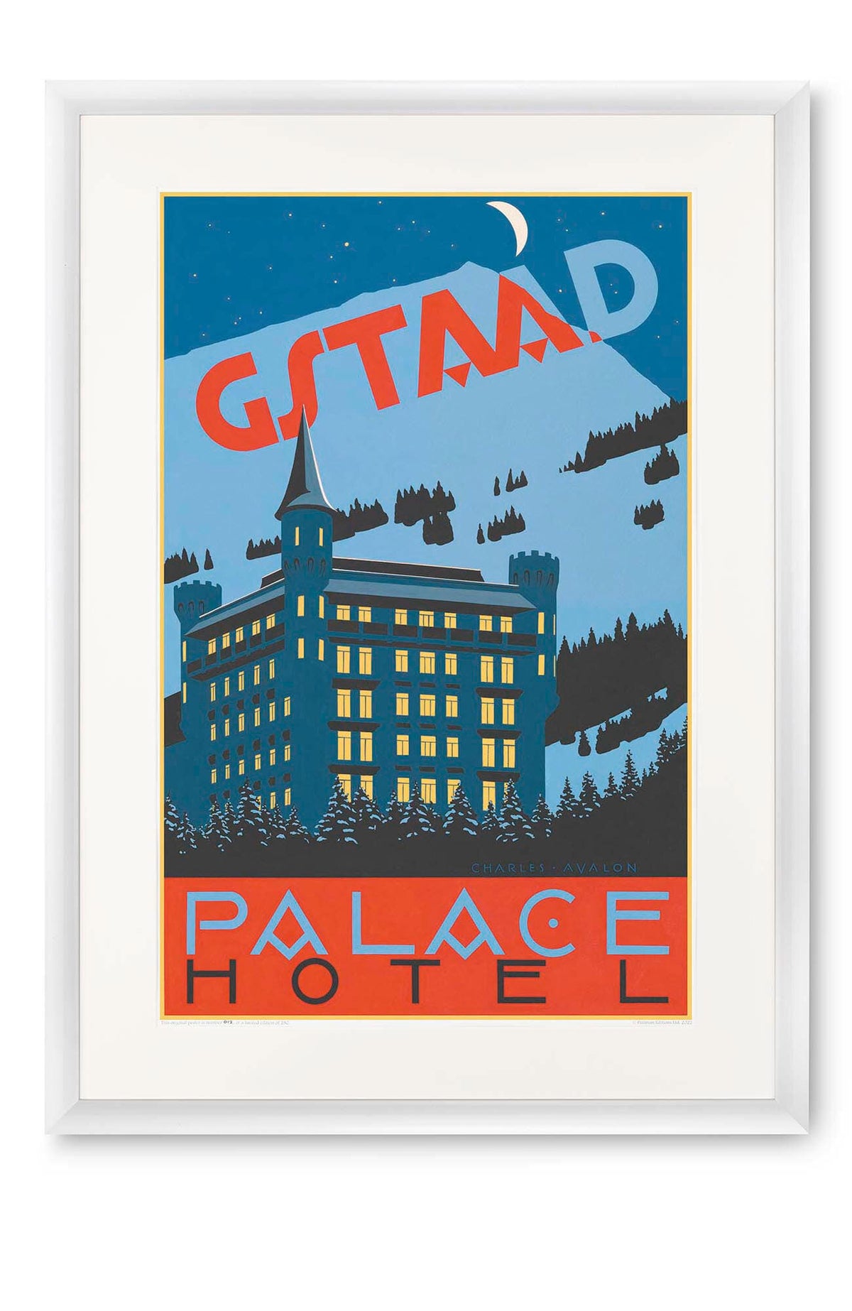 Curved white lacquer