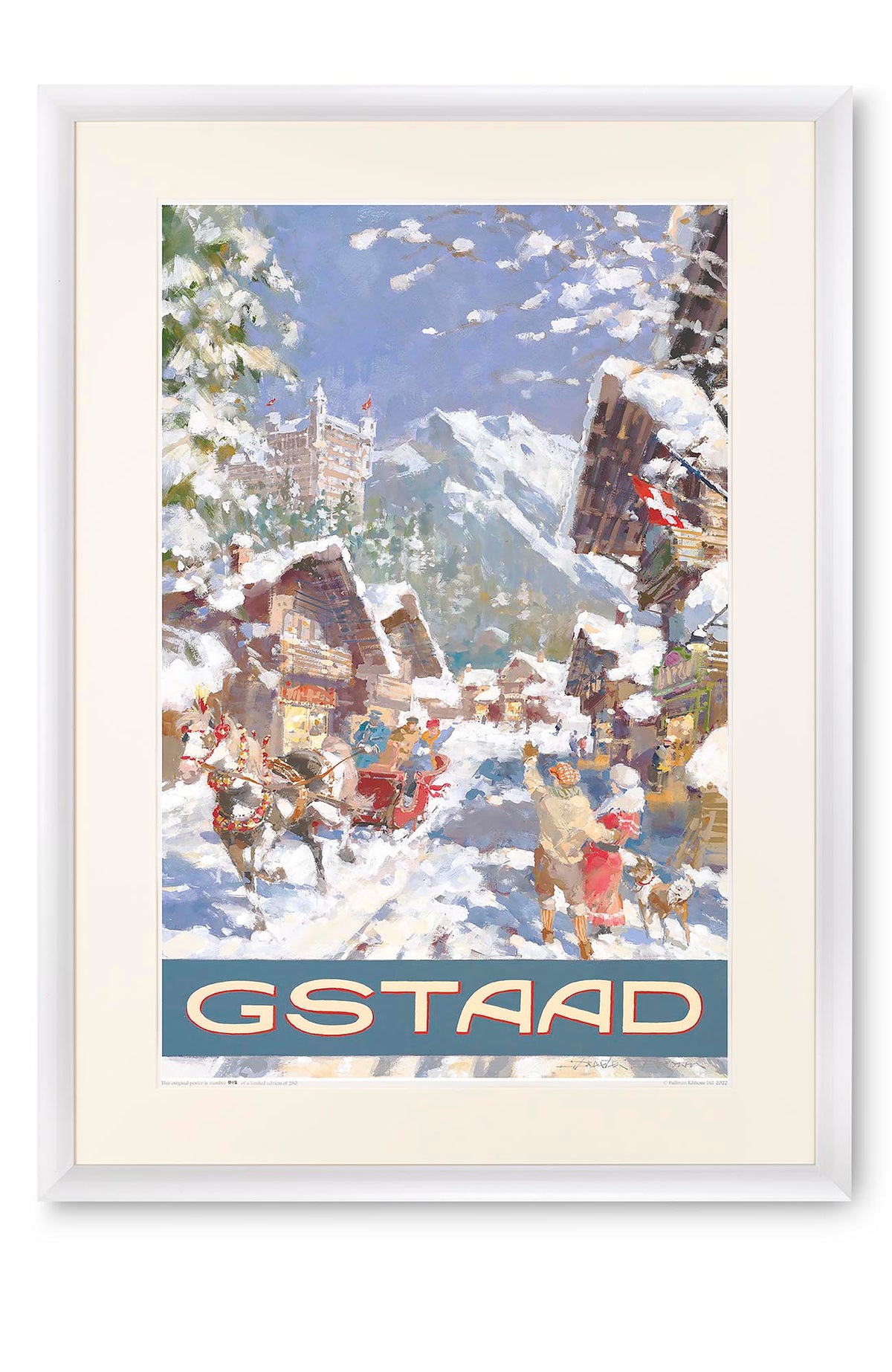 Curved white lacquer