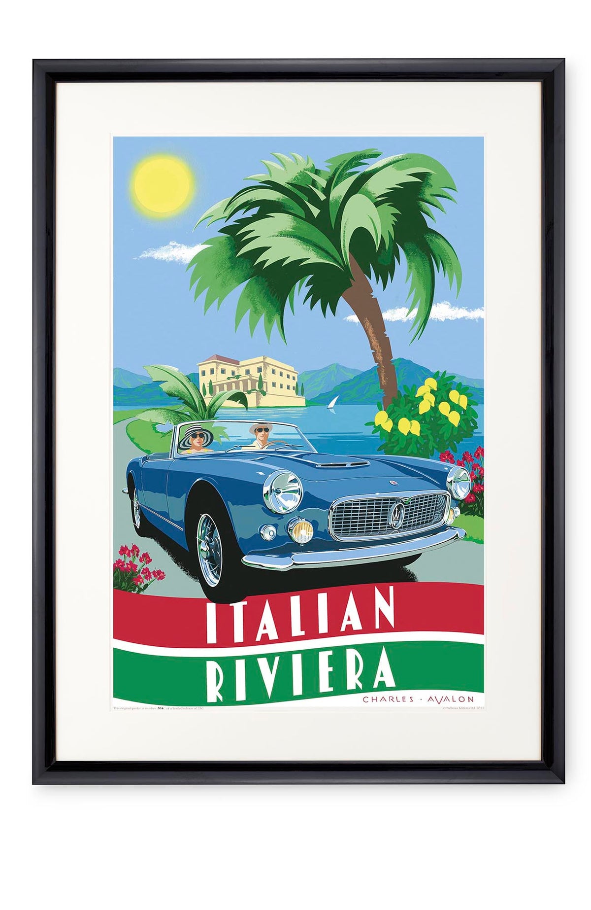 Curved black lacquer