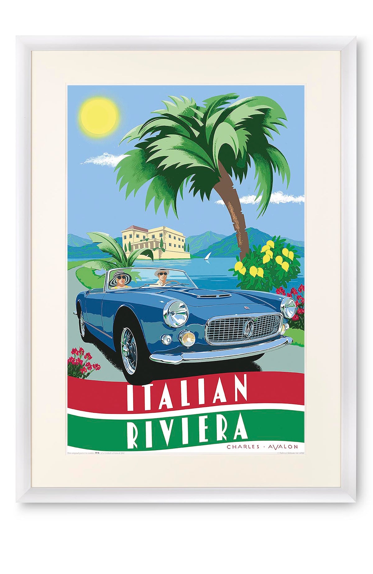 Curved white lacquer