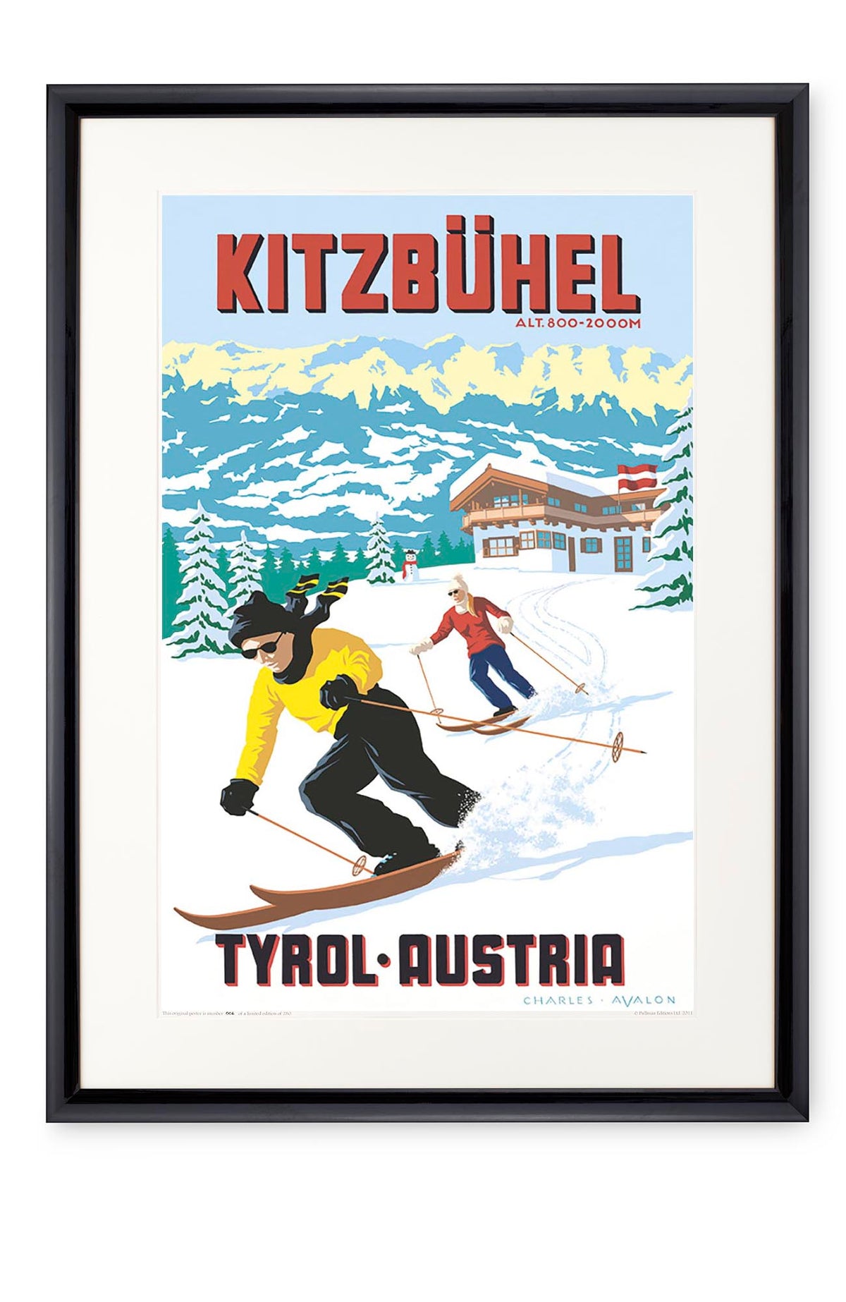 Curved black lacquer