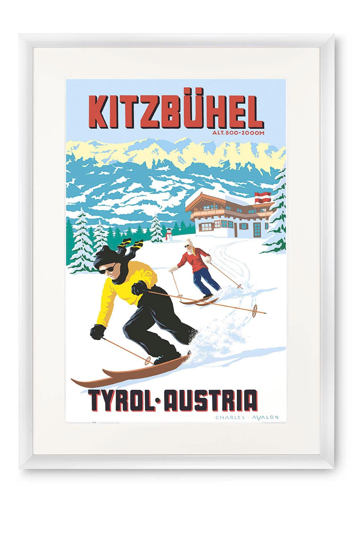 Curved white lacquer