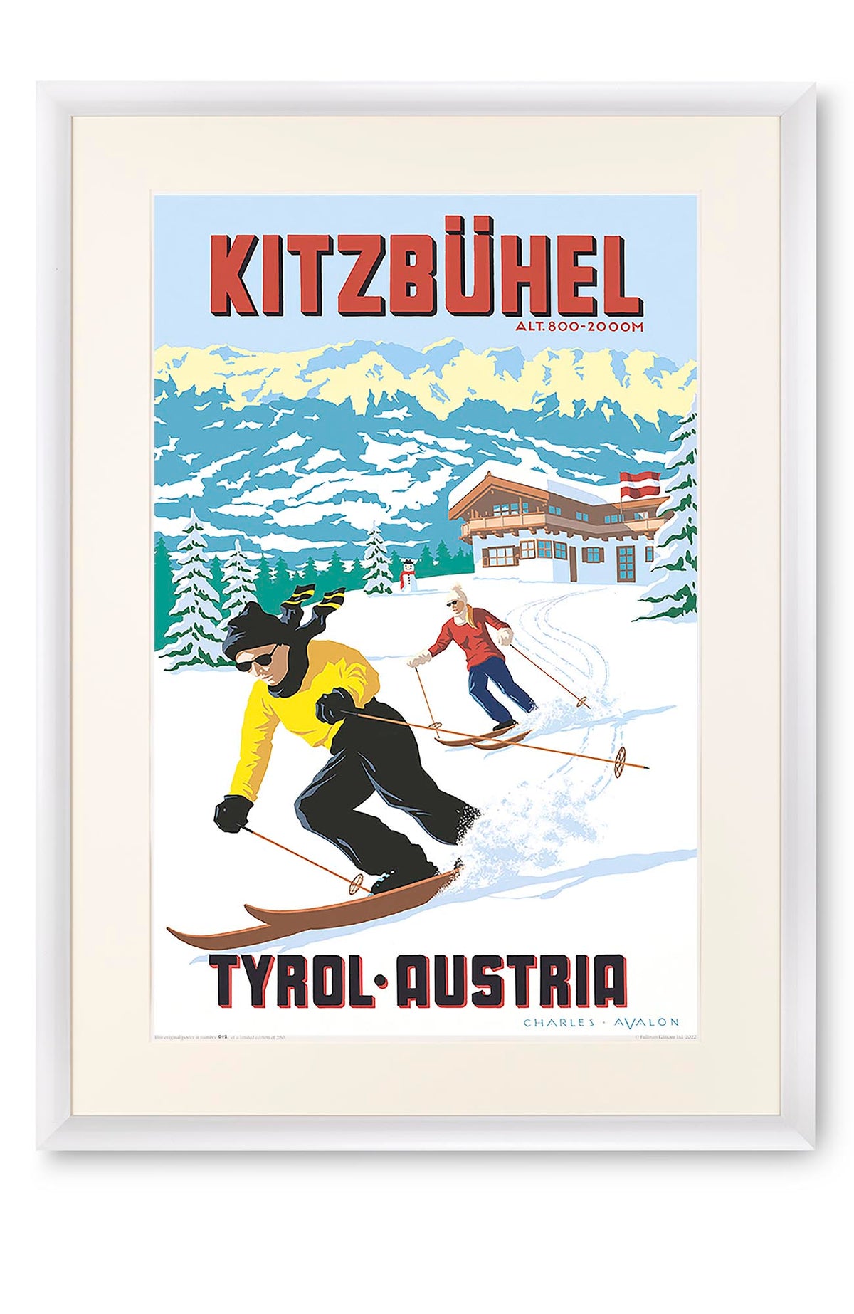 Curved white lacquer