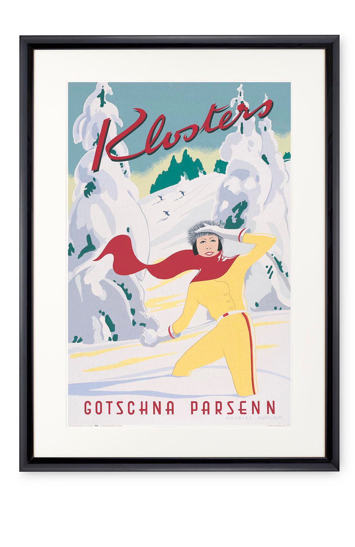 Curved black lacquer