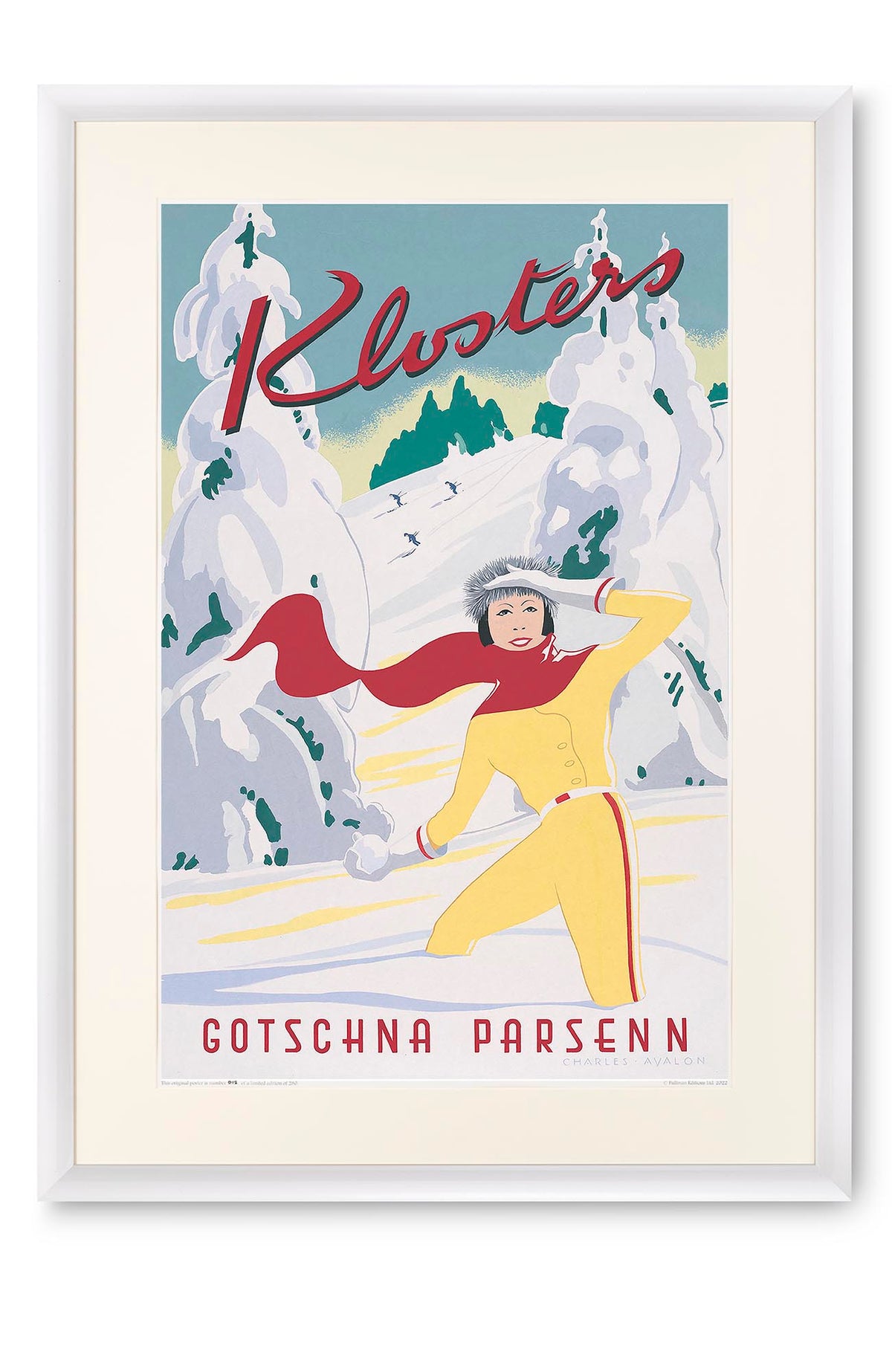 Curved white lacquer