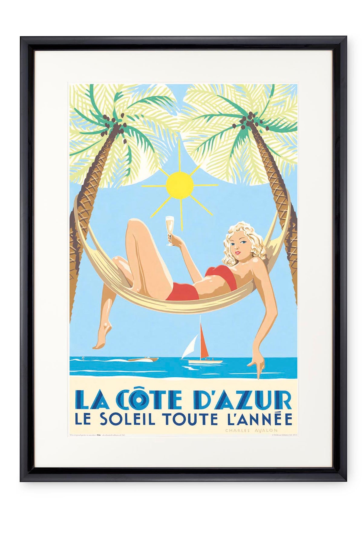 Curved black lacquer