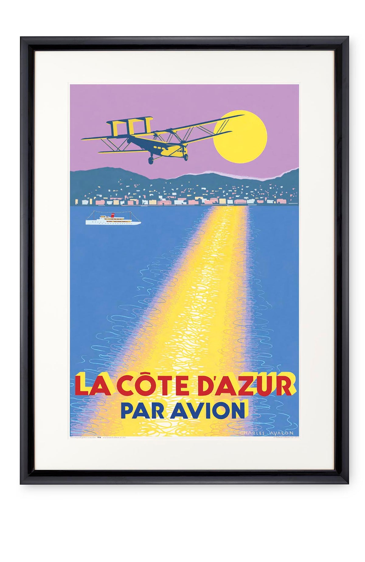 Curved black lacquer