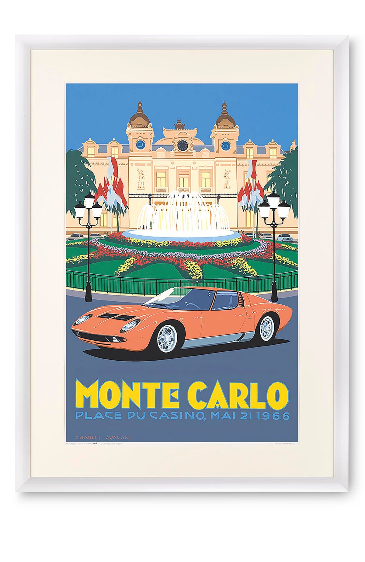 Curved white lacquer