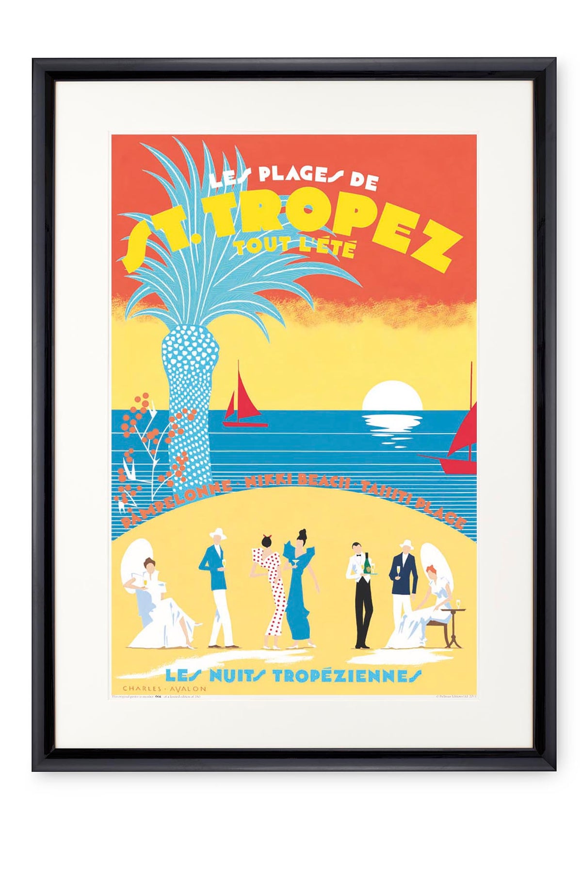 Curved black lacquer