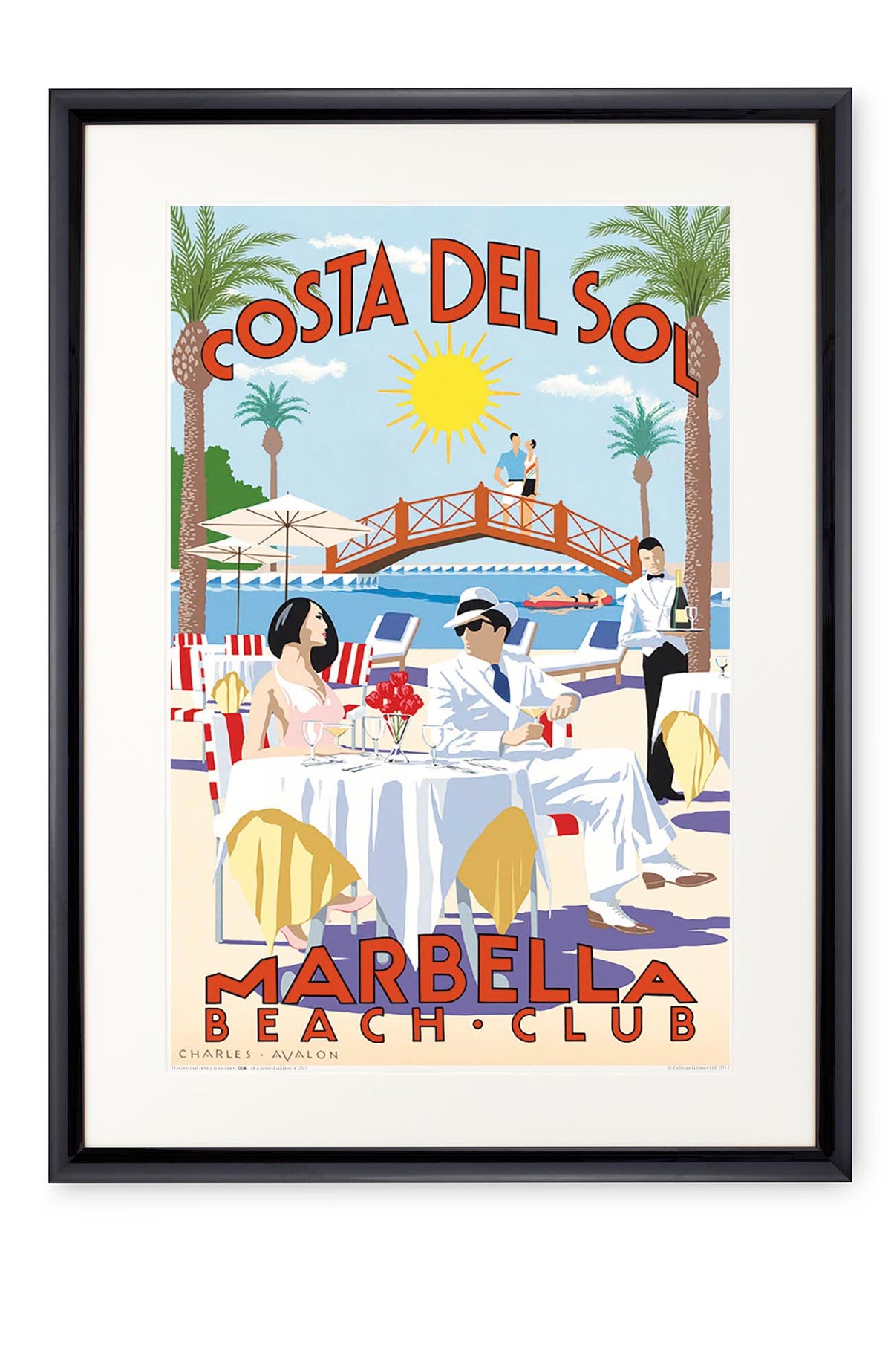 Curved black lacquer