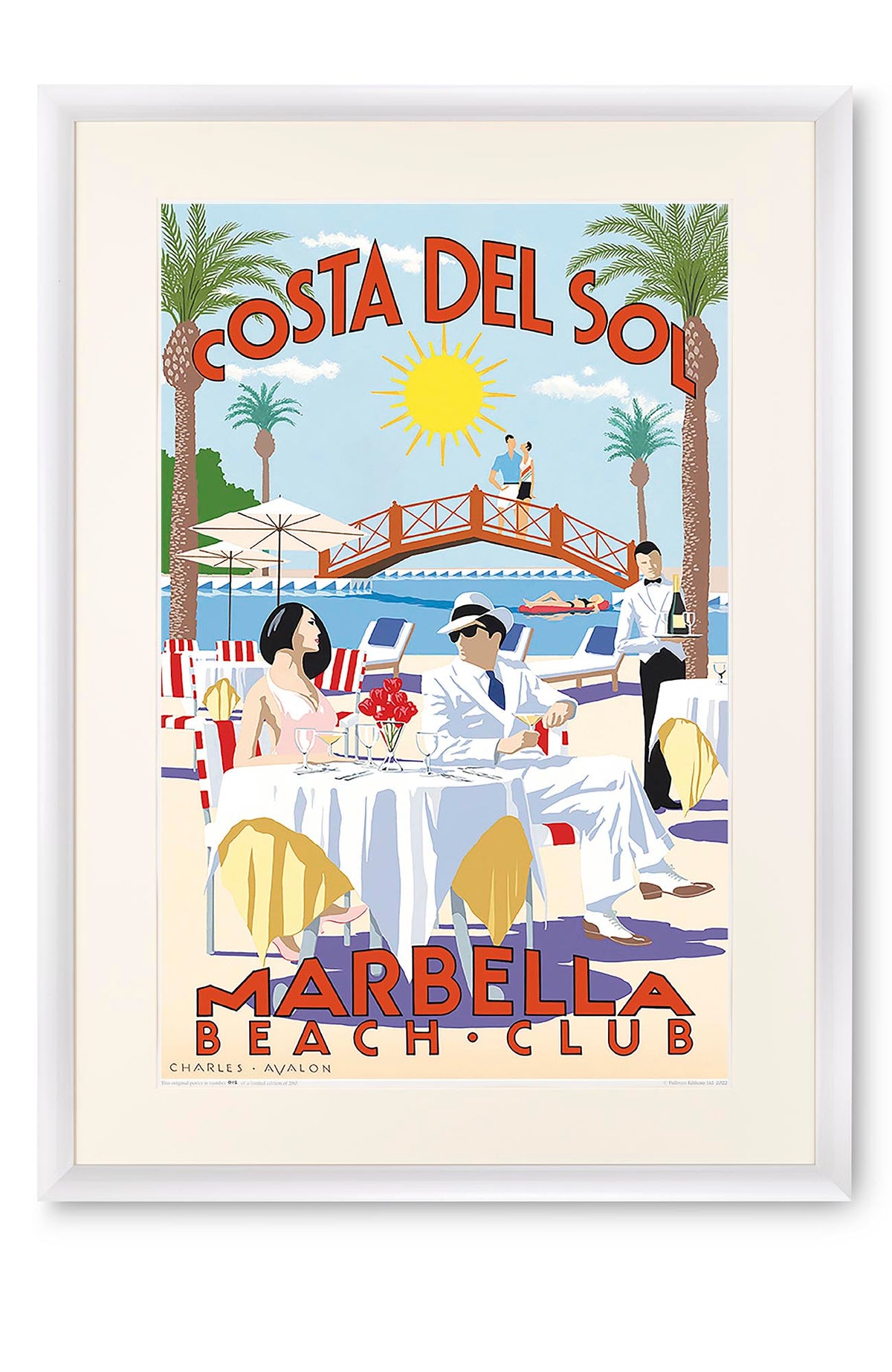 Curved white lacquer