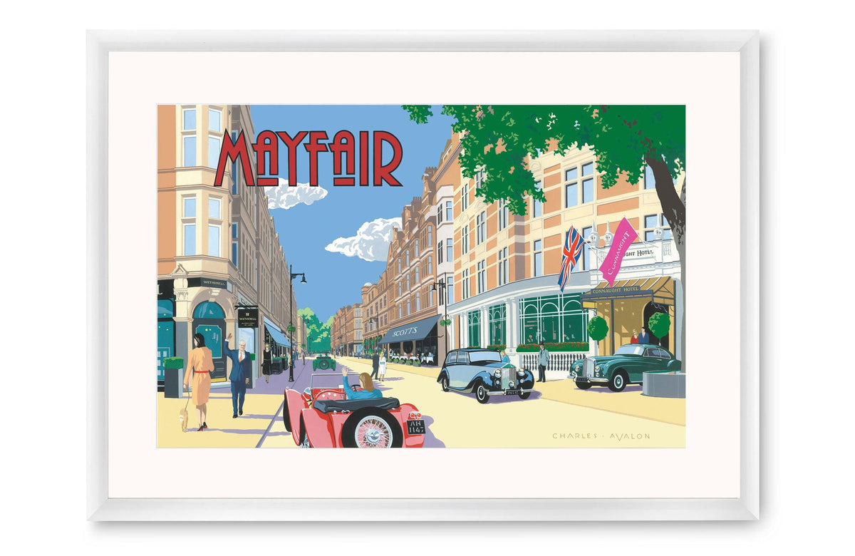 Curved white lacquer