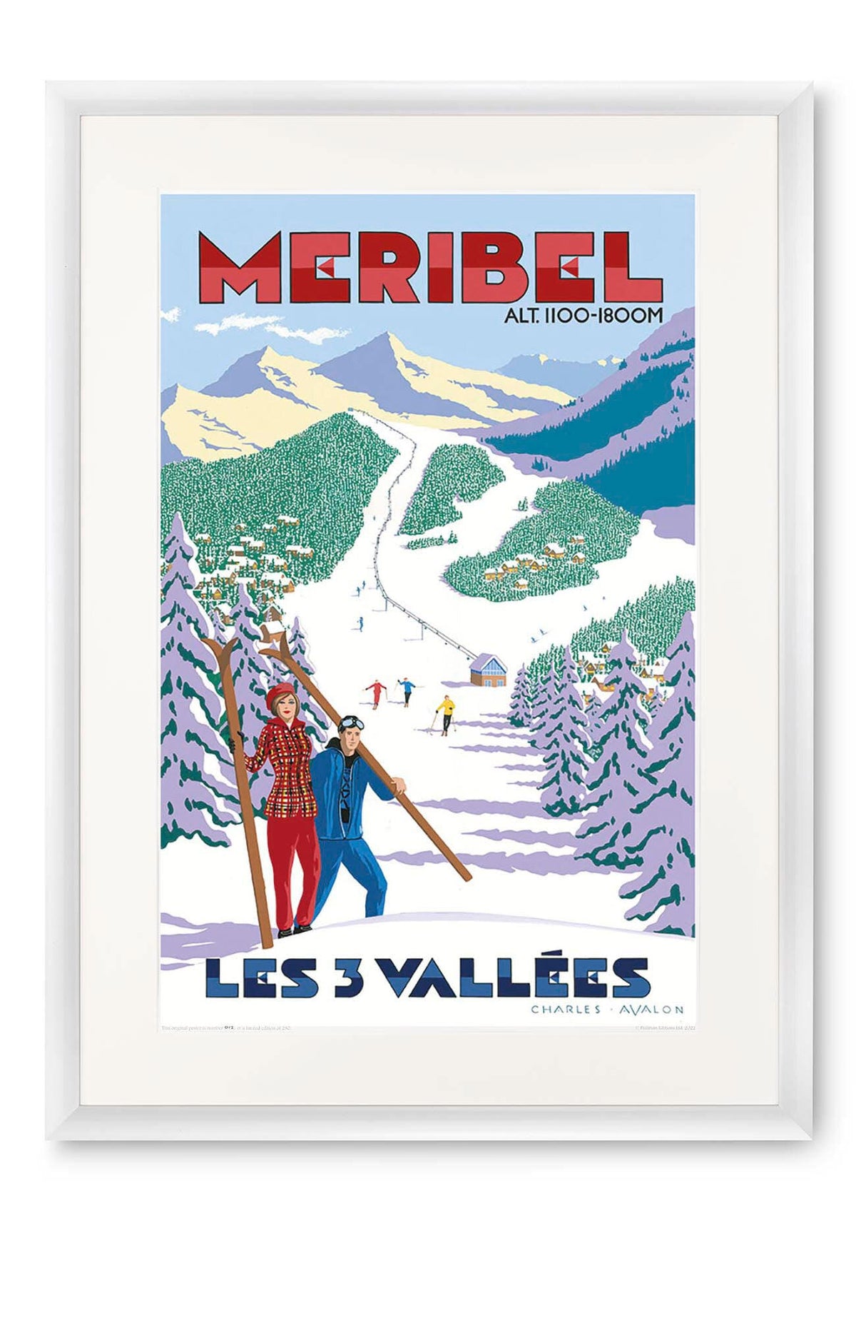 Curved white lacquer