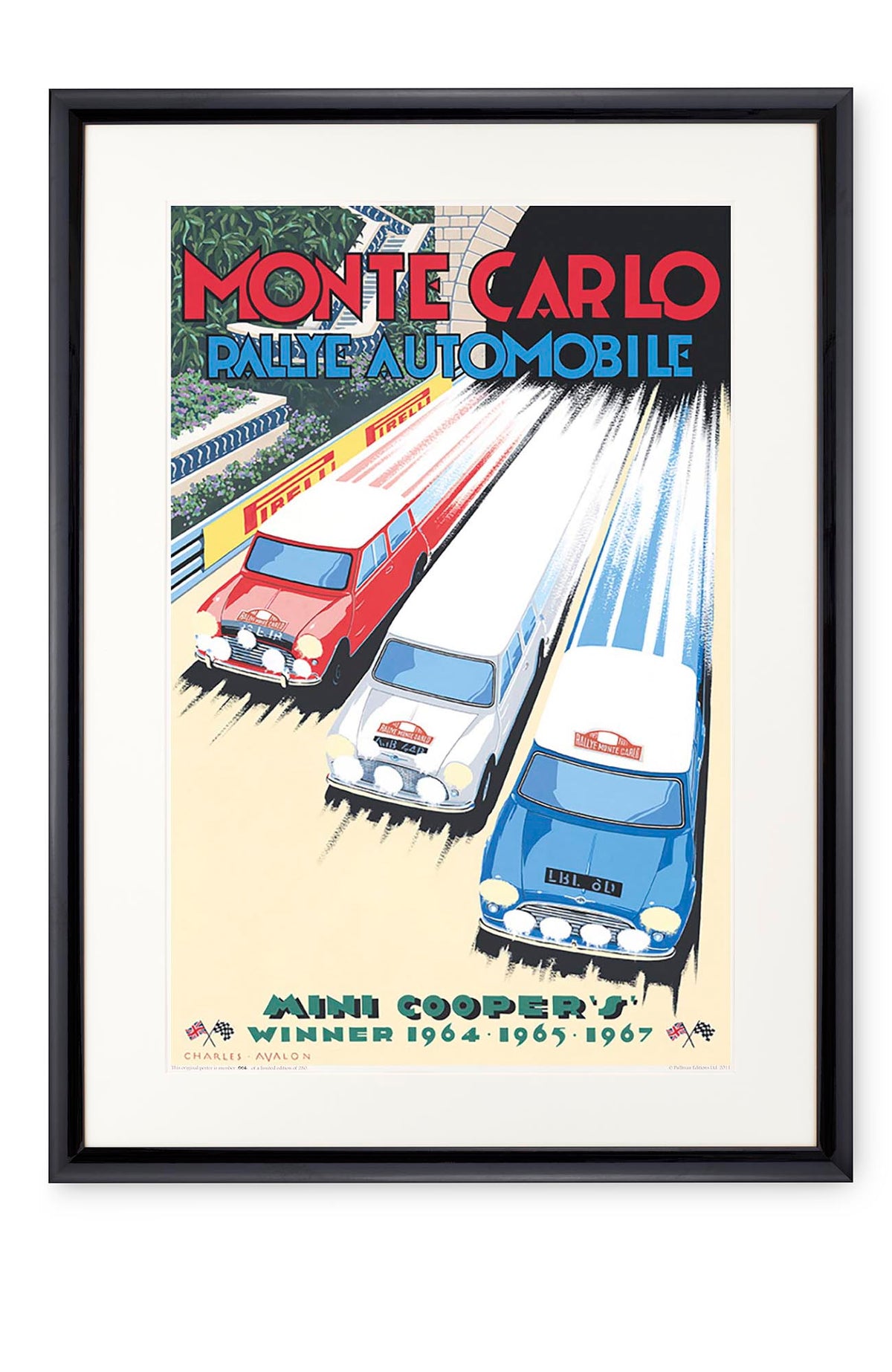 Curved black lacquer