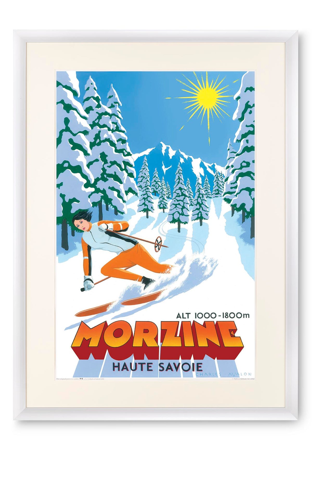 Curved white lacquer