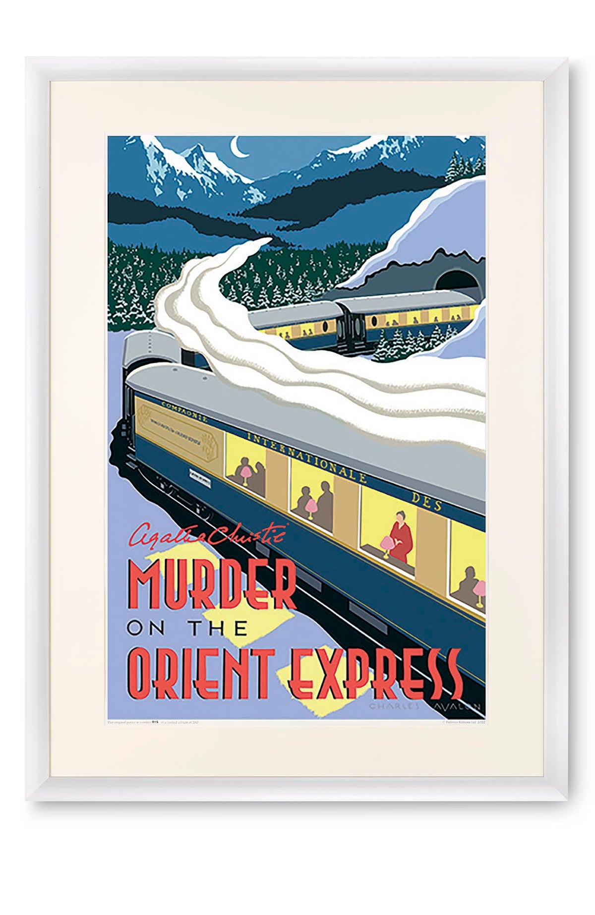 Curved white lacquer