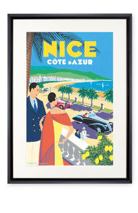 Curved black lacquer