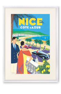 Curved white lacquer