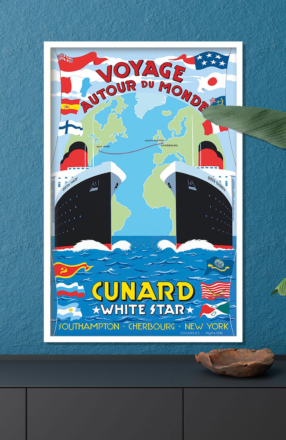 Voyage Autour Du Monde - Cunard