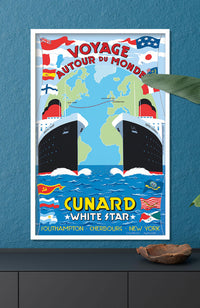 Voyage Autour Du Monde - Cunard