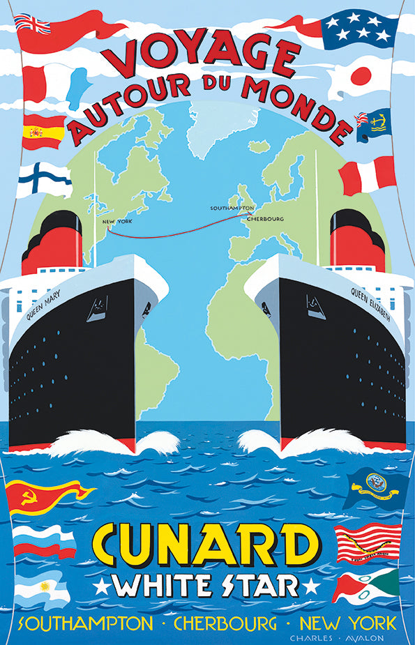 Voyage Autour Du Monde - Cunard