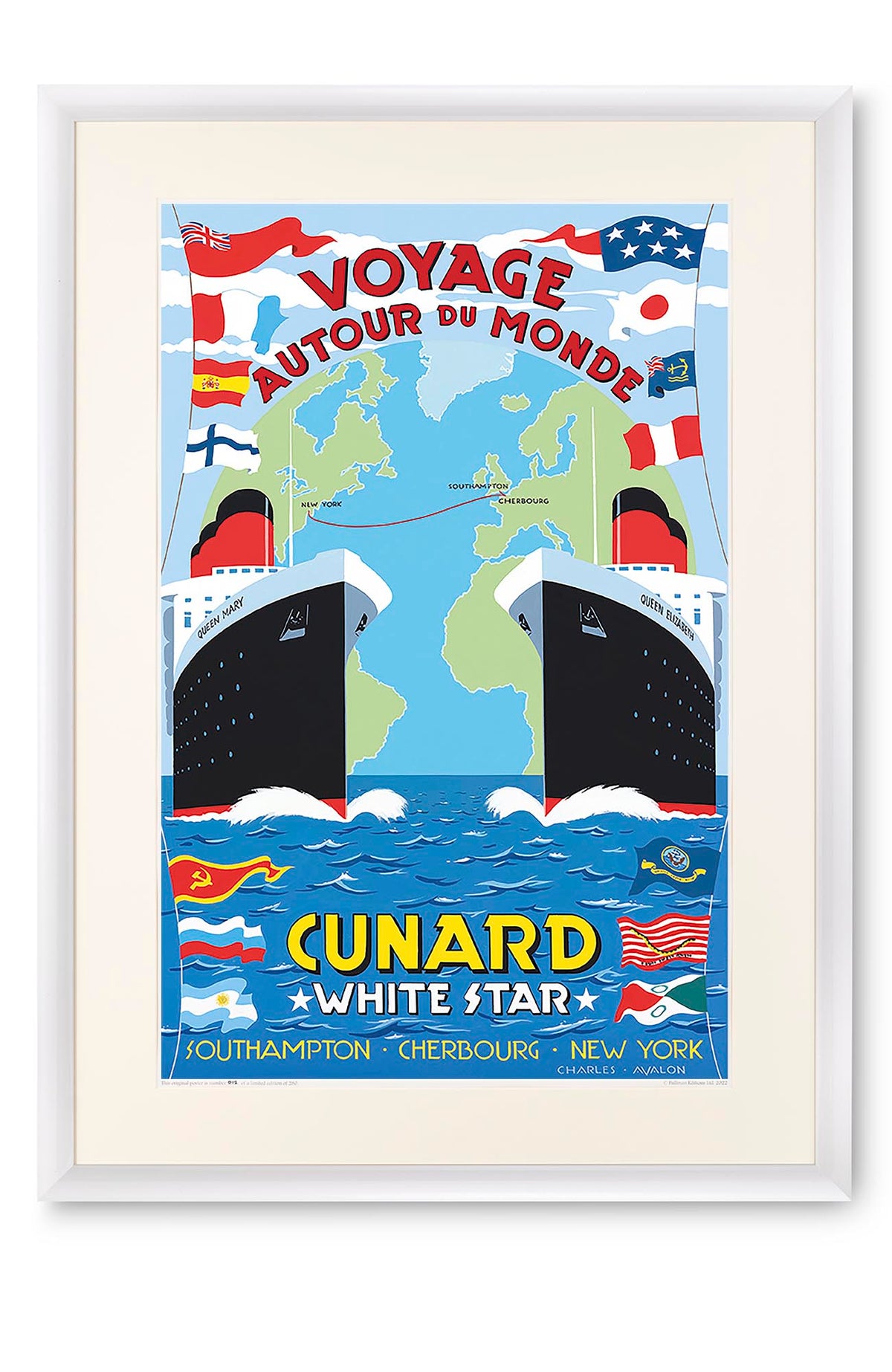 Curved white lacquer