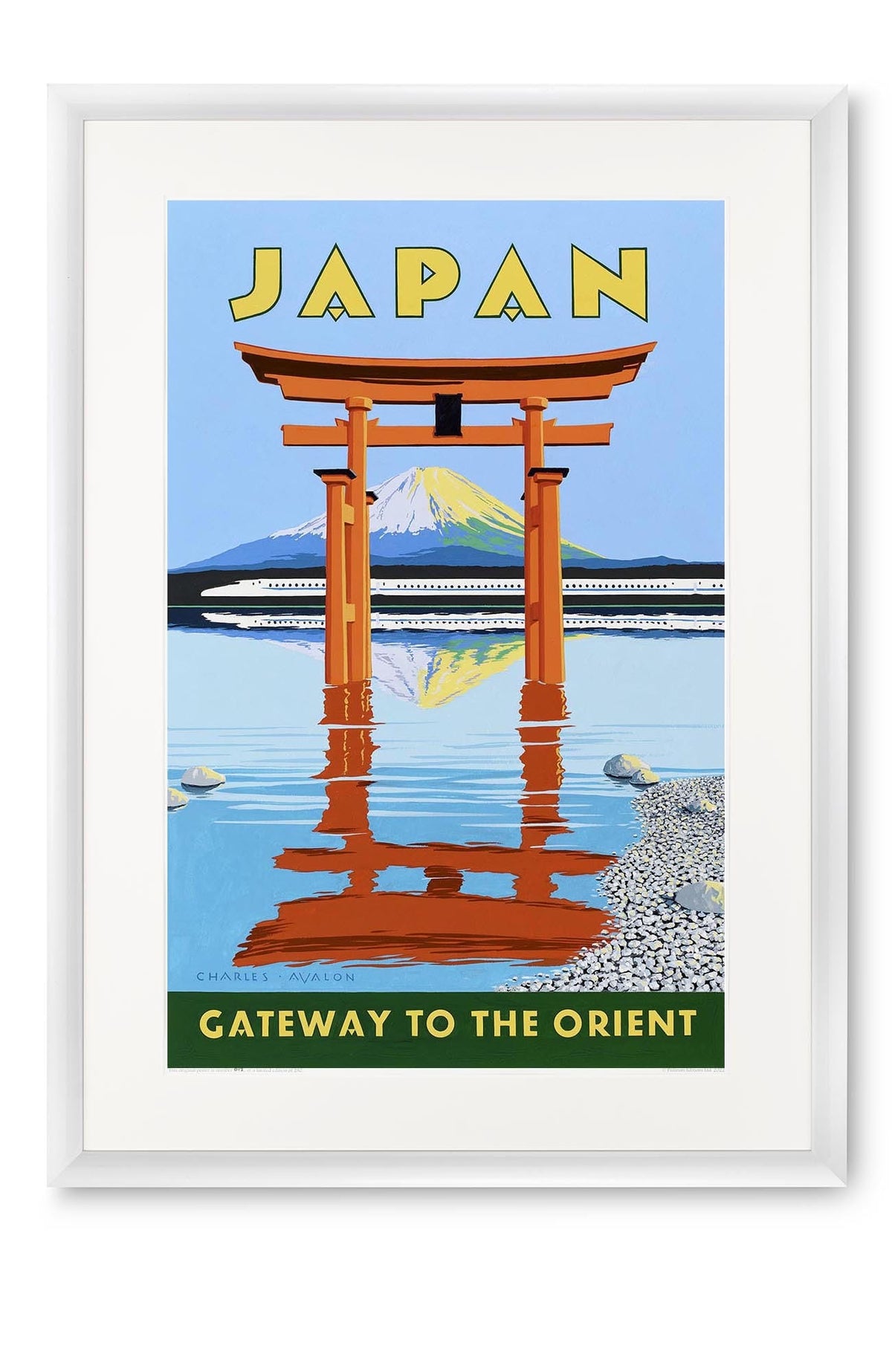 Curved white lacquer